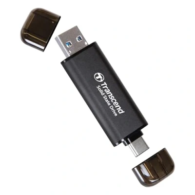 Image de Transcend ESD310C SSD 2 To externe (portable) USB 3.2 Gen 2x1 (USB C connecteur) noir