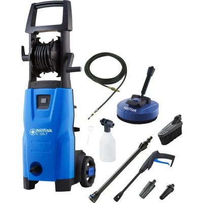Afbeelding van Nilfisk Hogedrukreiniger C 125.7 6 PAD X TRA 1500 W 125 bar 320 l/u Compact Gebruiksvriendelijk m Slang 6,6 kg Met Accessoires