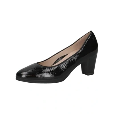 Afbeelding van CAPRICE Damen Pumps aus Leder Elegant, Schwarz (Black Naplak), 39 EU
