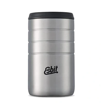 Afbeelding van Esbit Majoris Thermosbeker 280ml Mat Zilver Drink Deksel RVS