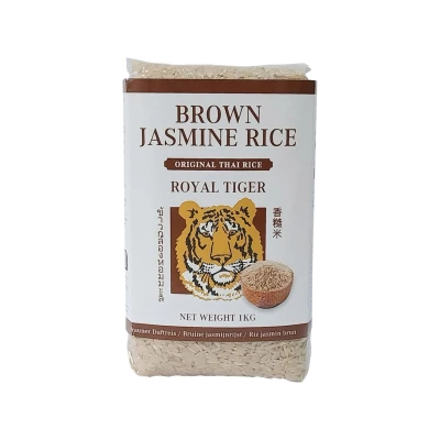 Afbeelding van Royal Tiger Bruine Jasmijnrijst 1 kg