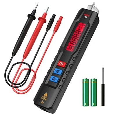 Afbeelding van BSIDE Contactloze spanningstester Intelligente digitale pen Elektrische tester met NCV 6 V 1000 AC DC Ohm spanning Capaciteit Diode Continuïteitstester zaklamp