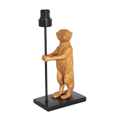 Afbeelding van Anne Light and home tafellamp Animaux zwart metaal 3126ZW