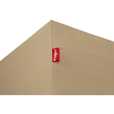 Afbeelding van r up geschikt voor hoeslakens 140 x 200 160 35 cm hoogte, vele kleuren, 100% katoen, 130 g/m², Öko Tex gecertificeerd, stressvrij, ook hoge matrassen (zand)