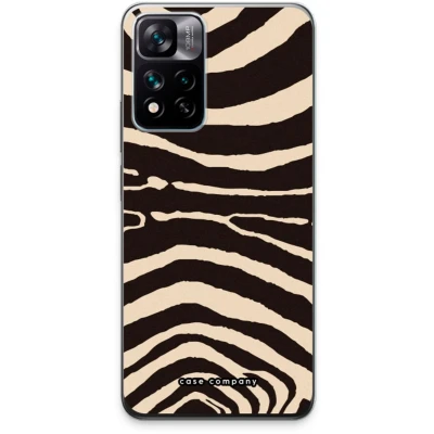 Afbeelding van Case Company® hoesje geschikt voor Xiaomi 11i Arizona Zebra Soft Cover Telefoonhoesje Bescherming aan alle Kanten en Schermrand
