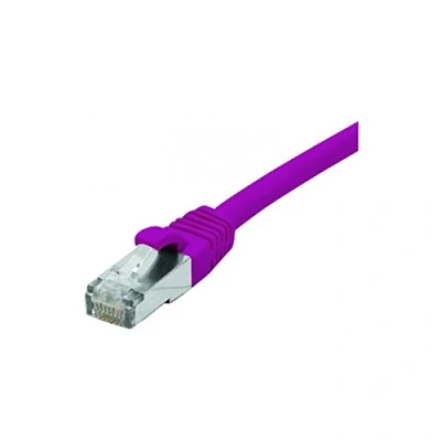 Afbeelding van Exertis Connect patchkabel CAT. 6, F/UTP, PoE, halogeenvrij, violet, 30,0 m Afgeschermde met snap in lug (F/UTP, CAT6, 30 m), Netwerkkabel