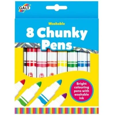 Image de Galt 8 stylos épais lavables pour enfants à partir de 3 ans