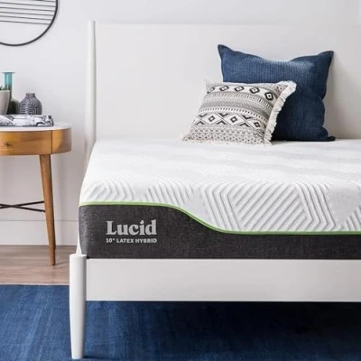 Afbeelding van LUCID Hybride matras, latex schuim, 150 x 190 cm
