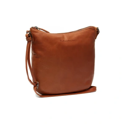 Afbeelding van The Chesterfield Brand Leren Schoudertas Cognac Redding