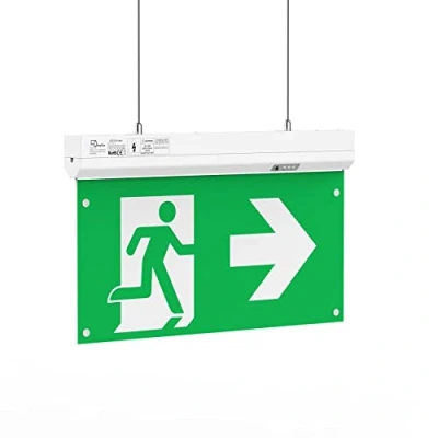 Afbeelding van Led noodverlichting voor nooduitgang IP20 of IP65 (continu licht IP20)