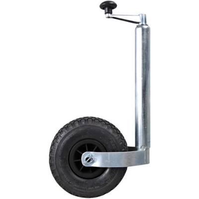 Afbeelding van Pro Plus Neuswiel Ø 48 mm voor Aanhanger Kunststof Velg Luchtband 260 x 85