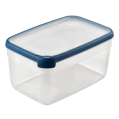 Afbeelding van Curver Grand Chef Vershoudbak Rechthoek 6.5L Transparant/Donkerblauw