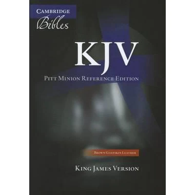 Afbeelding van Kjv Pitt Minion Reference Edition Kj446:X Brown Goatskin