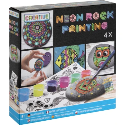 Afbeelding van Grafix Stenen Schilderenop Neon
