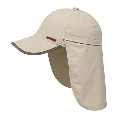 Afbeelding van STETSON Sanibel Outdoor Zonnehoed voor dames en heren, uv bescherming, met vizier, gevoerd, lente zomer, Beige