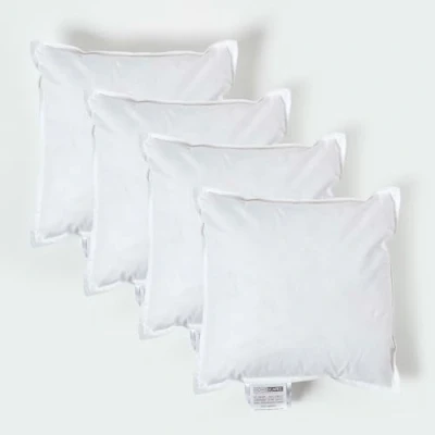 Afbeelding van Homescapes set van 4 vulkussens 35 x cm kussenvulling eendenveren