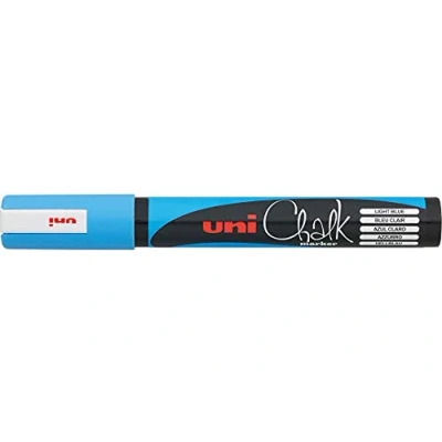 Afbeelding van Krijtstift Uni ball Chalk rond lichtblauw