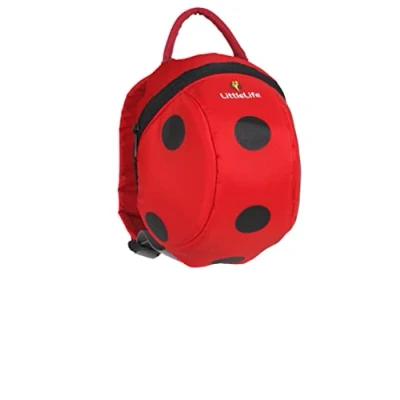 Afbeelding van LittleLife Toddler Backpack Ladybird uniseks volwassenen, rood, maat S (fabrieksmaat: S)