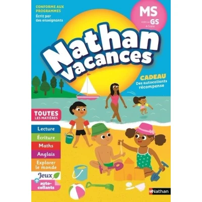 Image de Nathan Vacances Maternelle MS vers la GS 4/5 ans