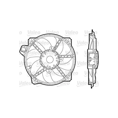 Afbeelding van Valeo Ventilatormotor /wiel motorkoeling 696376