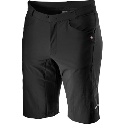 Afbeelding van CASTELLI Unlimited baggy shorts voor heren, Zwart