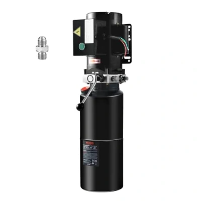 Afbeelding van VEVOR hydraulische pomp AC 220 V 9,5 l groep enkel effect oliestroom 6,4 l/min max. ontladingsdruk 22 MPa voor vrachtwagen kiepwagen lift aanhanger heffen benage