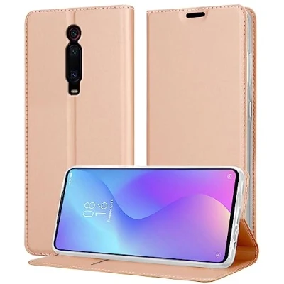 Afbeelding van Cadorabo Hoesje geschikt voor Xiaomi Mi 9T / PRO RedMi K20 in CLASSY ROSE GOUD Beschermhoes met magnetische sluiting, standfunctie en kaartvakje Book Case Cover Etui