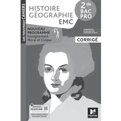 Afbeelding van HISTOIRE GEOGRAPHIE EMC 2E BAC PRO CORRIGE