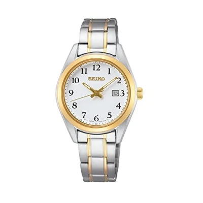 Afbeelding van Seiko SUR466P1 Horloge, Dames, Maat: One Size, Gold coloured