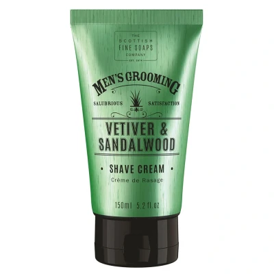 Afbeelding van Scottish Fine Soaps Crème Soins hommes Vétiver et bois de santal à raser