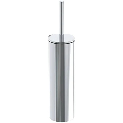 Afbeelding van Emco System 2 toiletborstelgarnituur met deksel chroom