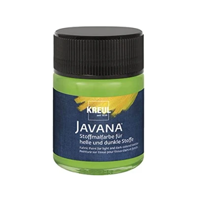 Afbeelding van Javana groene textielverf 50ml Voor licht en donker gekleurd textiel