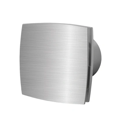 Afbeelding van Badkamerventilator Ø 100 mm Silent met timer aluminium
