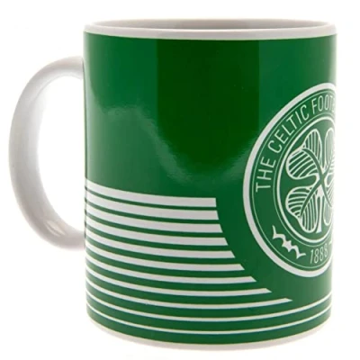 Afbeelding van Officiële GLASGOW CELTIC FC keramische mok groen met witte hoepels