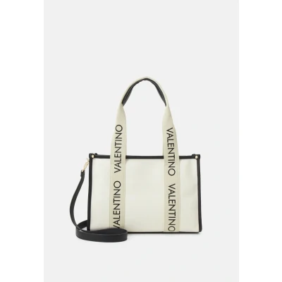 Afbeelding van Valentino Bags Candle Shopper, Dames, Maat: One Size, Naturale/nero
