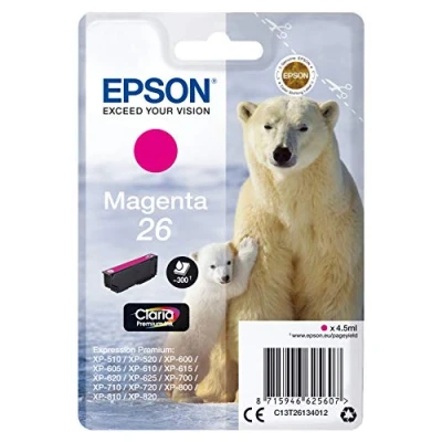 Afbeelding van Original Ink Cartridge Epson C13T26134022 Magenta