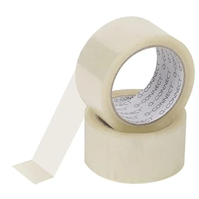 Afbeelding van Q Connect KF17485 6 rollen verpakkingstape, 60 m, 48 mm x kleur: transparant van 10 C tot +60