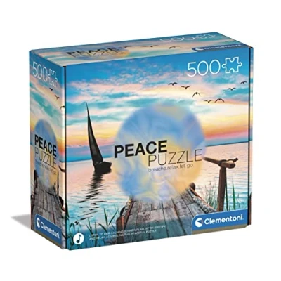 Afbeelding van Puzzel Clementoni Peace 500 Onderdelen 1 Stuks