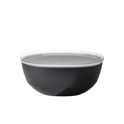 Afbeelding van Mepal Silueta Schaal Met Deksel 5 Liter Nordic Black Zwart Schalen