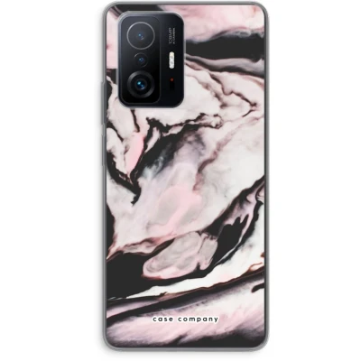 Afbeelding van Case Company® hoesje geschikt voor Xiaomi 11T Pro Roze stroom Soft Cover Telefoonhoesje Bescherming aan alle Kanten en Schermrand