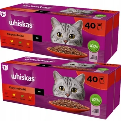 Afbeelding van Whiskas MP 40x85g, 1+ Klassik/Sauce
