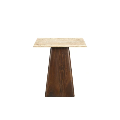 Afbeelding van Livingfurn Salontafel Valentino 45cm Mangohout