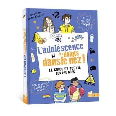 Image de L&#039;adolescence les doigts dans le nez