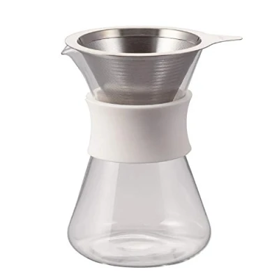 Afbeelding van Hario Glass Coffee Maker White