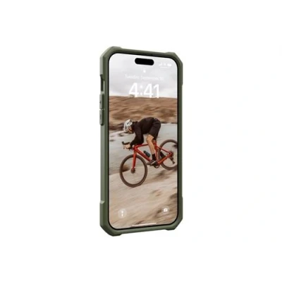 Afbeelding van Urban Armor Gear Essential MagSafe Backcover Apple iPhone 15 Plus Olijf compatible