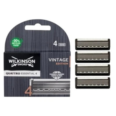 Afbeelding van Wilkinson Quattro Essential 4 Vintage Editie Mesjes