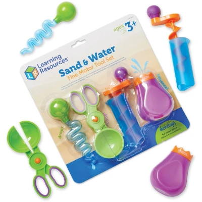 Afbeelding van Montessori Zand en waterset 4 stuks Learning Resources