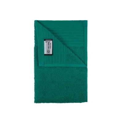 Afbeelding van The One Towelling Classic Gastendoek 30 x 50 cm Kleine handdoek Hoge vochtopname 100% Gekamd katoen Smaragd groen