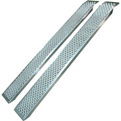 Afbeelding van Set Oprijplaten recht aluminium 1500 x 260 Novio BouwmanAanhangwagens.nl