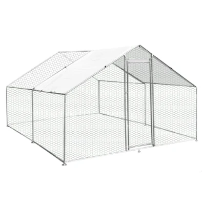Afbeelding van Vrijstaande kippenren 3m x 4m 2m Gratis dakbescherming en voedingsschep